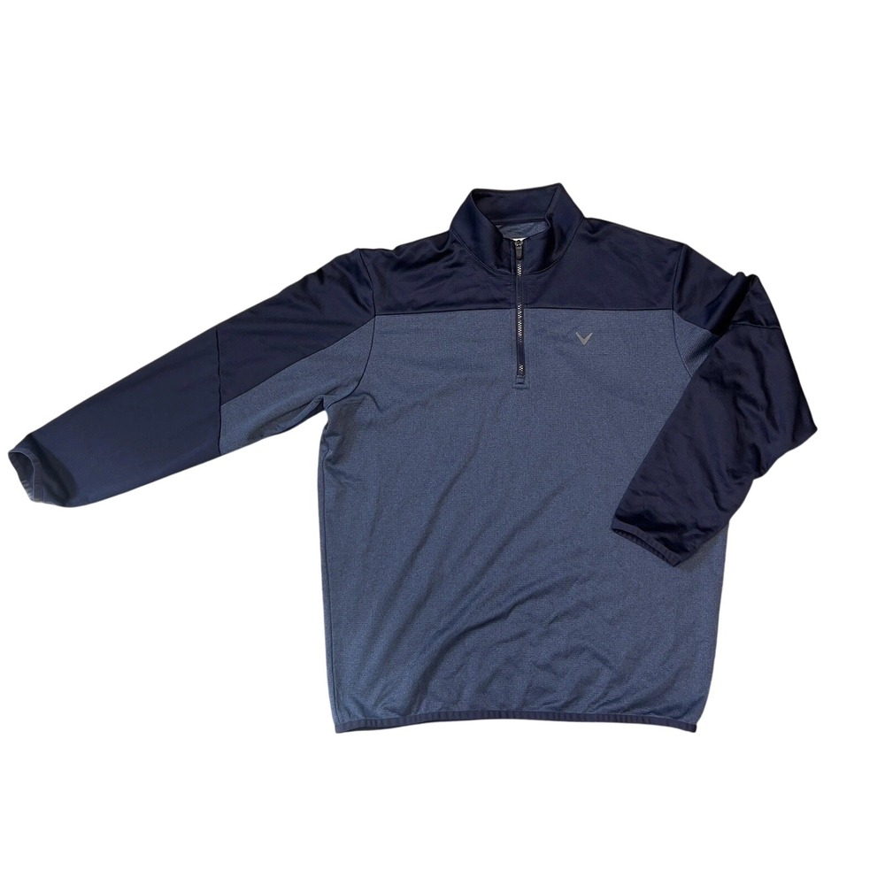 Callaway Opti-Dri Men's L 1/4 Zip Golf Pullover Long Sleeve Performance layer